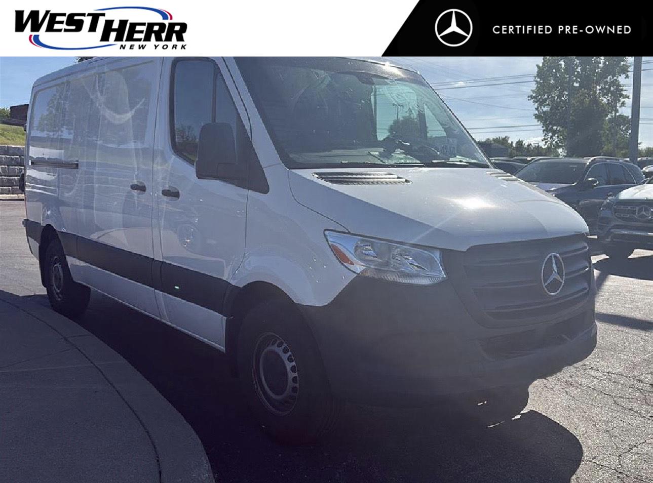 Arctic White 2024 Mercedes-Benz Sprinter Cargo Van Rear-Wheel Drive Automatic
