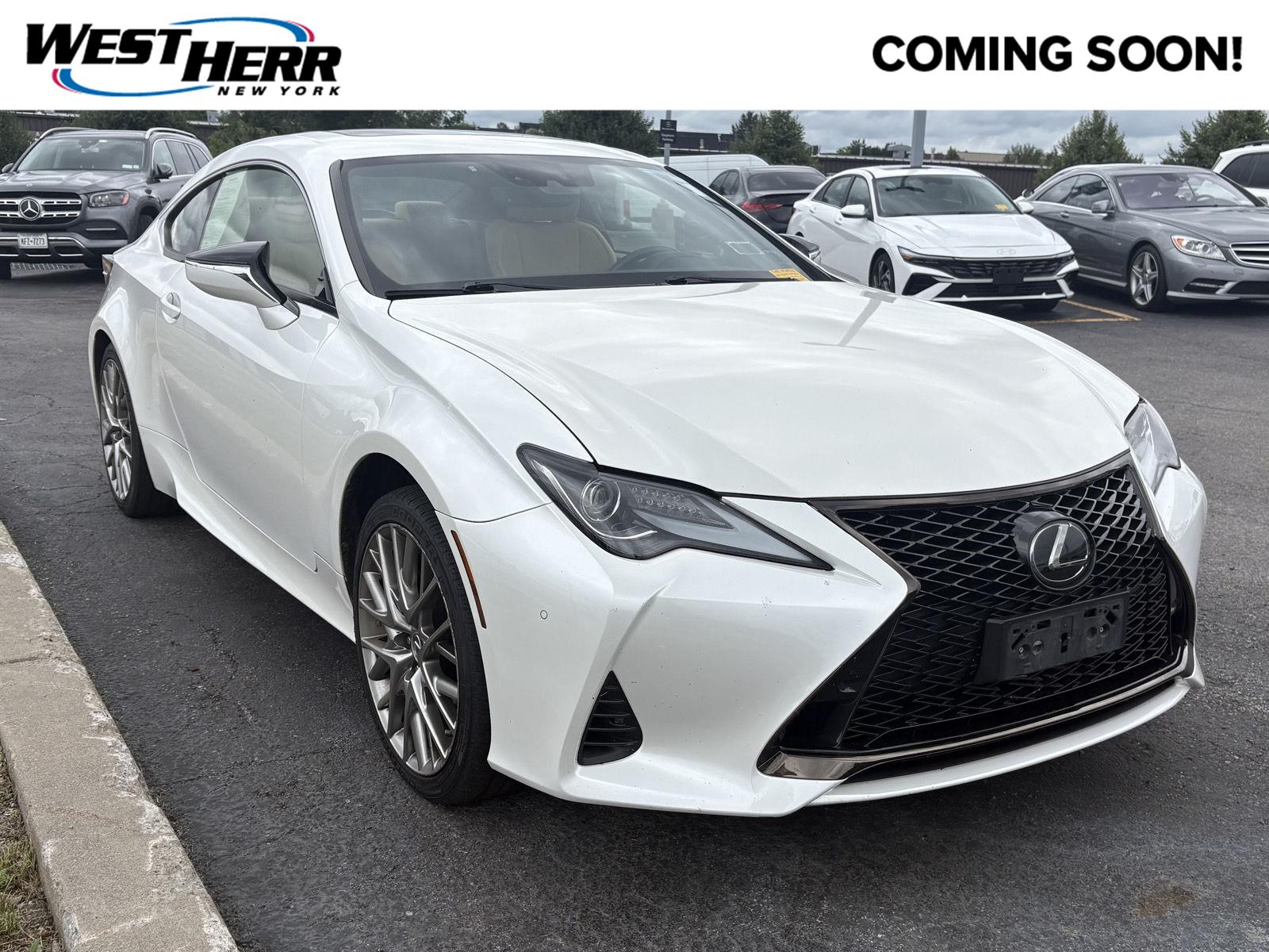 Eminent White Pearl 2020 Lexus RC Coupe All-Wheel Drive Automatic