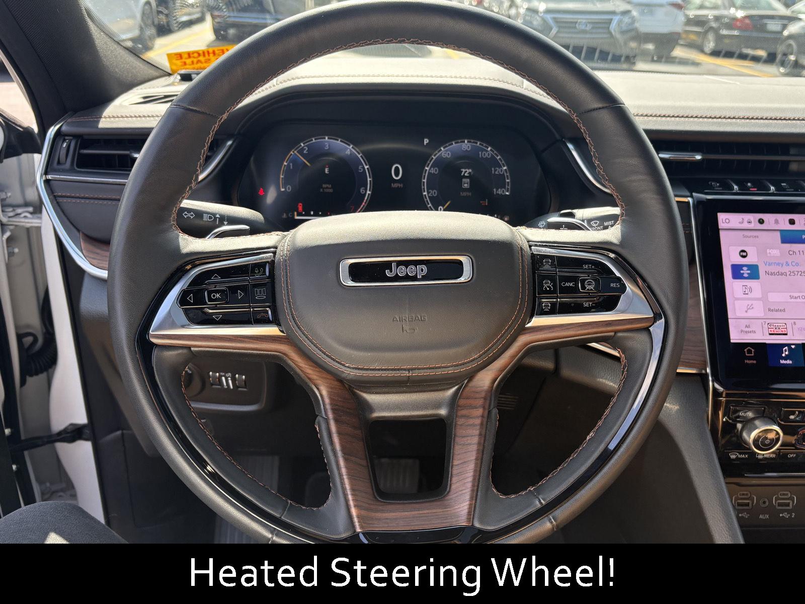 Used 2025 Bright White Clearcoat Jeep Summit image 12