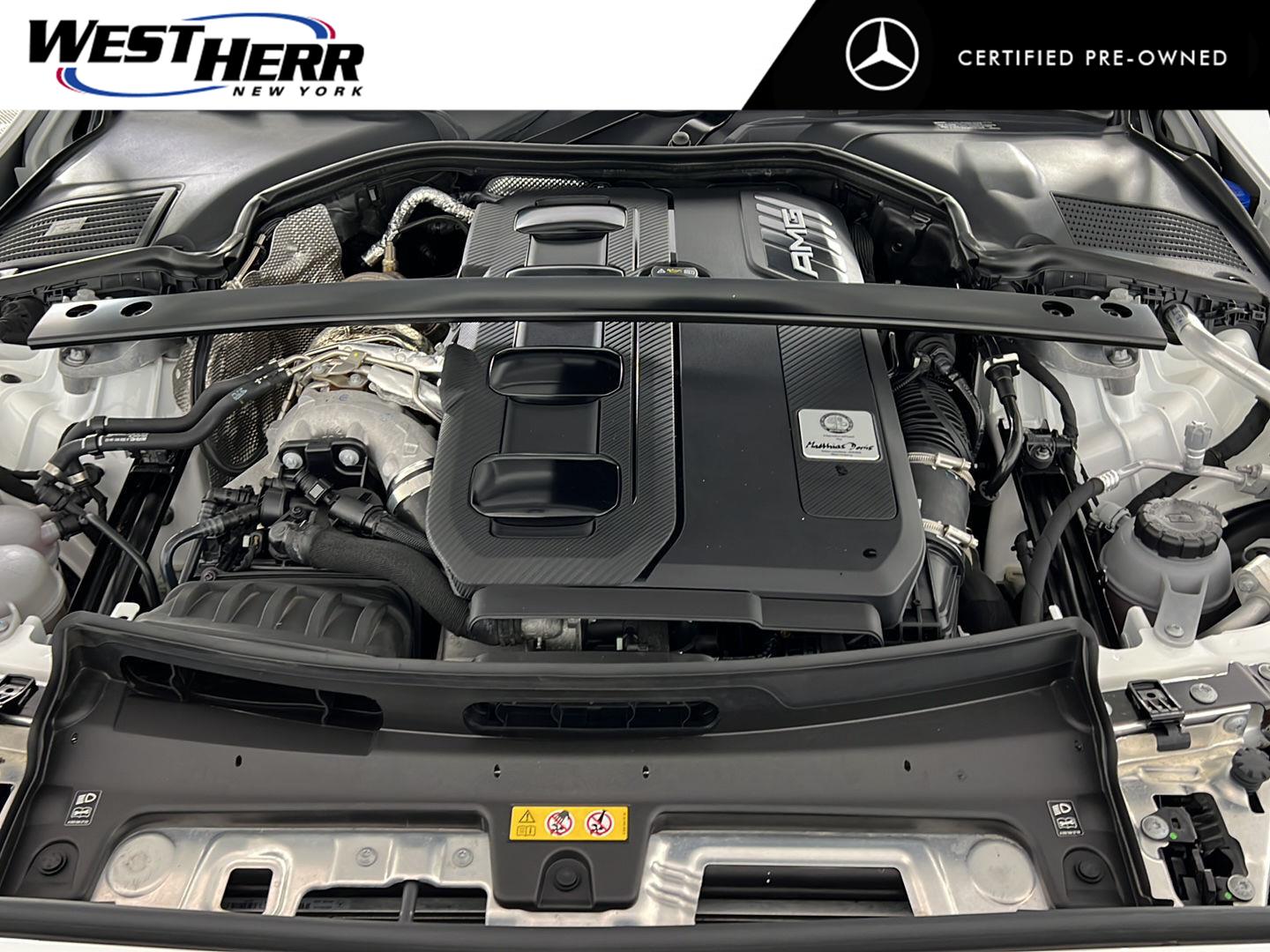 Polar White 2024 Mercedes-Benz C-Class Sedan All-Wheel Drive Automatic