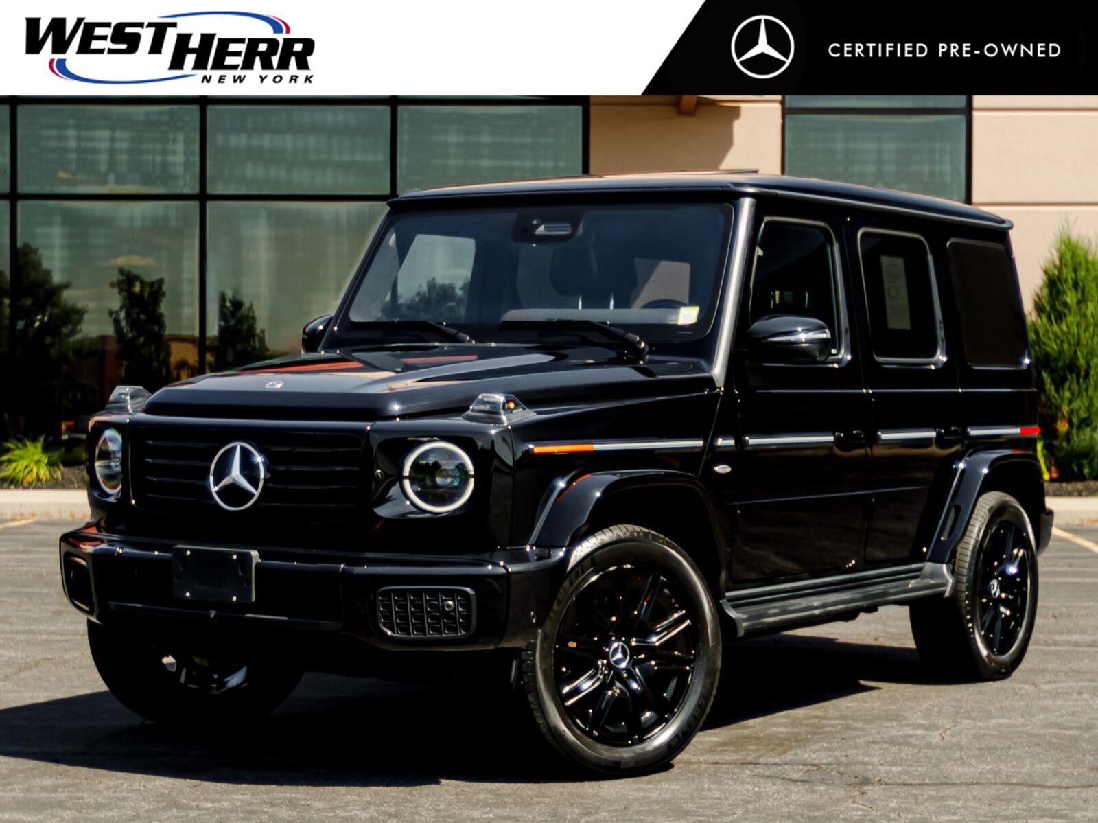 Obsidian Black Metallic 2025 Mercedes-Benz G-Class SUV / Crossover All-Wheel Drive Automatic
