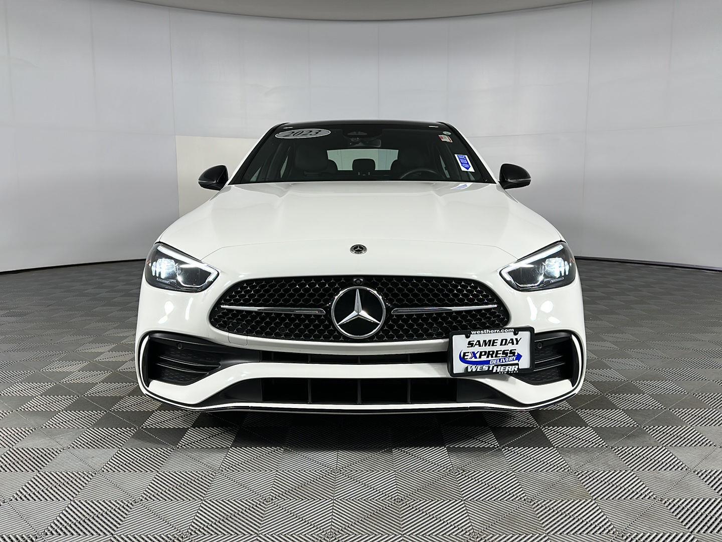 Certified Used 2023 Polar White Mercedes-Benz C 300 image 4
