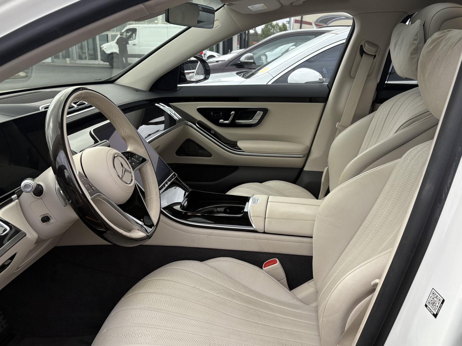 Certified Used 2023 MANUFAKTUR Diamond White Mercedes-Benz S 500 image 6