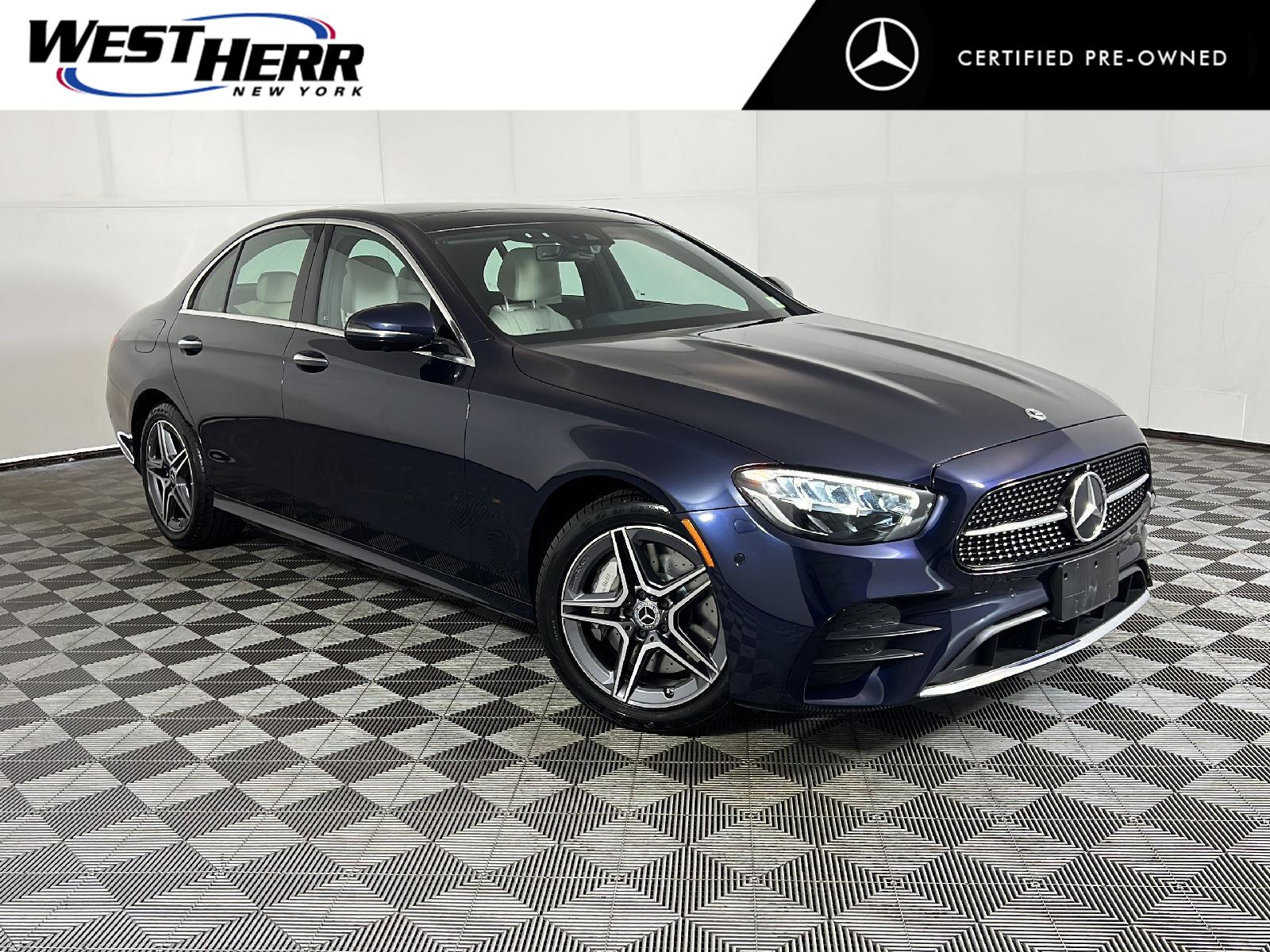 Nautical Blue Metallic 2023 Mercedes-Benz E-Class Sedan All-Wheel Drive Automatic