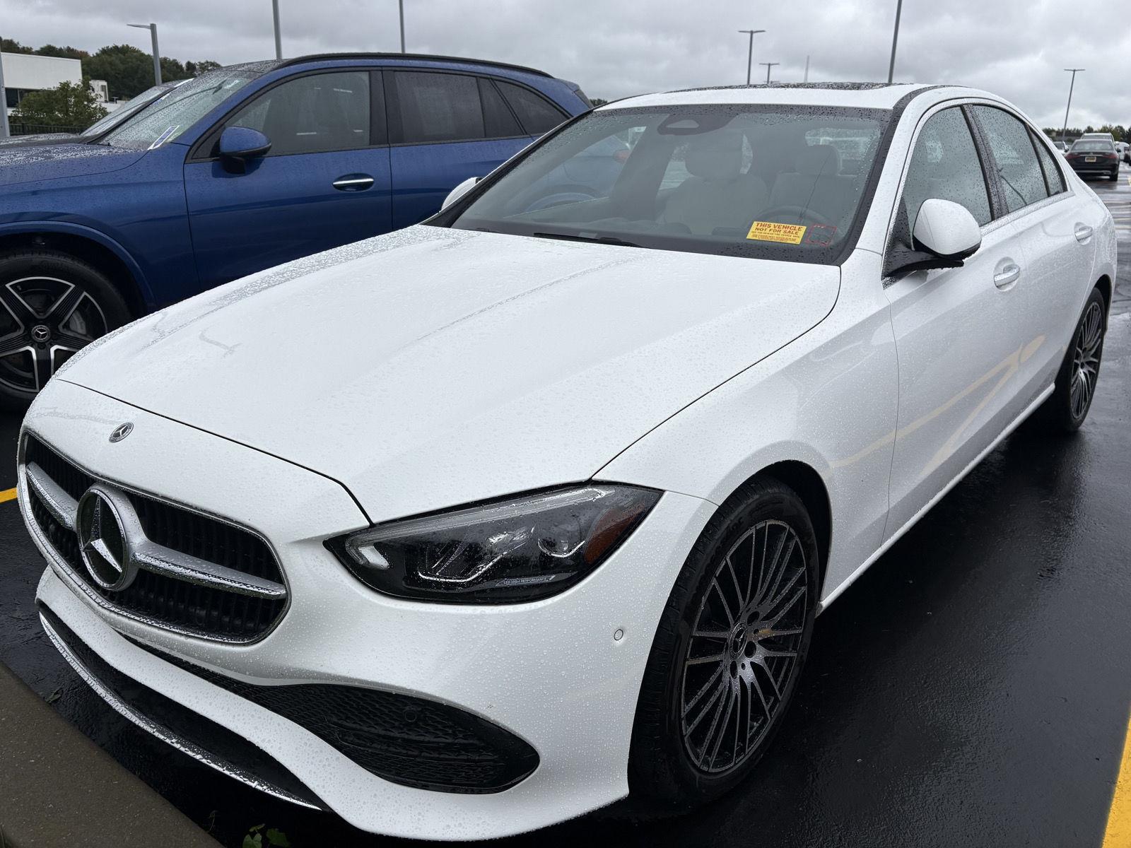 Used 2024 Polar White Mercedes-Benz C 300 image 3