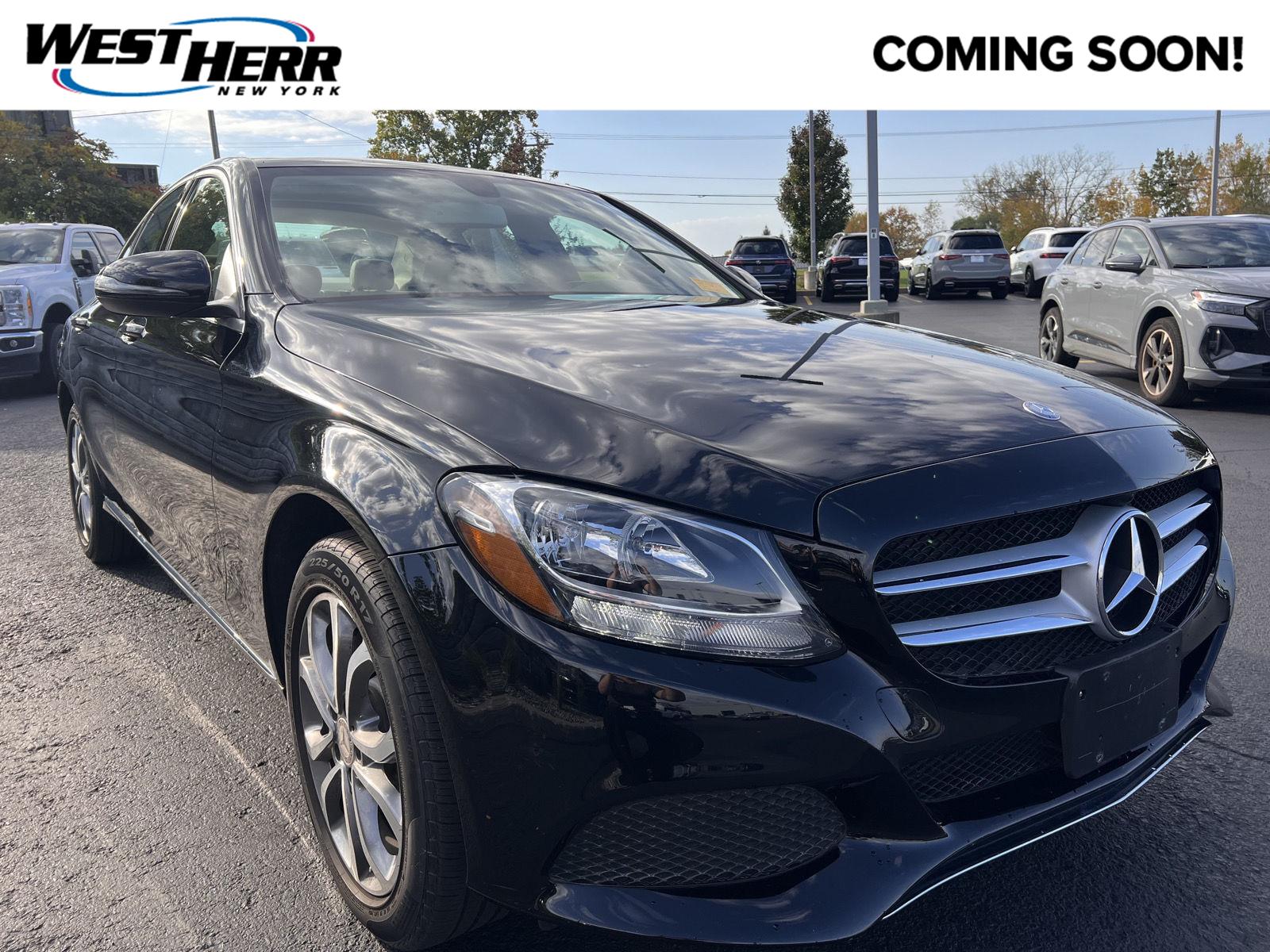 Black 2016 Mercedes-Benz C-Class Sedan All-Wheel Drive Automatic