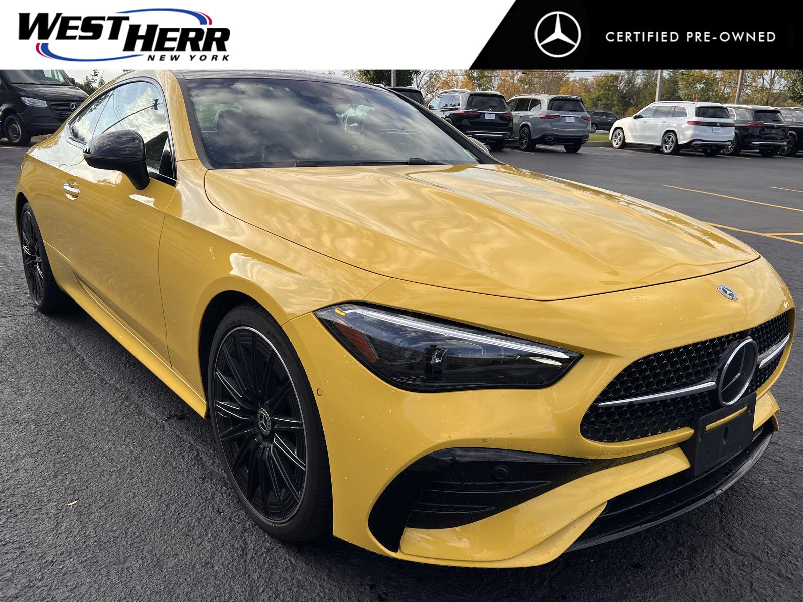 Sun Yellow 2026 Mercedes-Benz CLE Coupe All-Wheel Drive Automatic