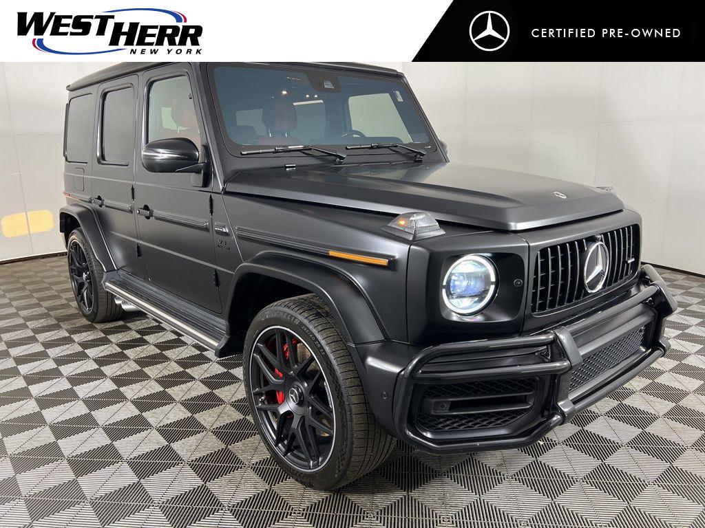 Obsidian Black Metallic 2022 Mercedes-Benz G-Class AMG G 63 4MATIC SUV / Crossover All-Wheel Drive 9-Speed Automatic