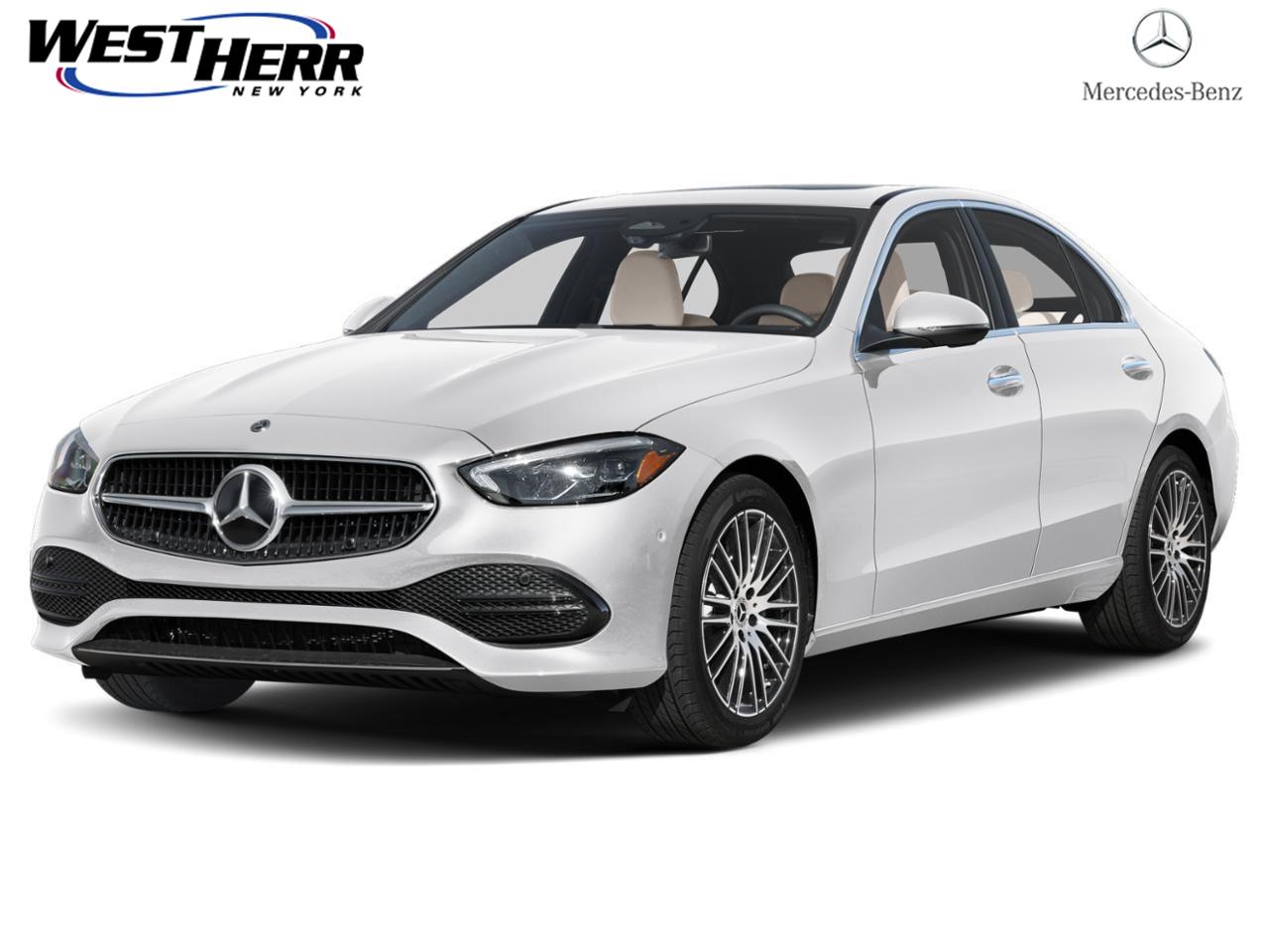 White 2026 Mercedes-Benz C-Class C 300 4MATIC Sedan All-Wheel Drive 9-Speed Automatic