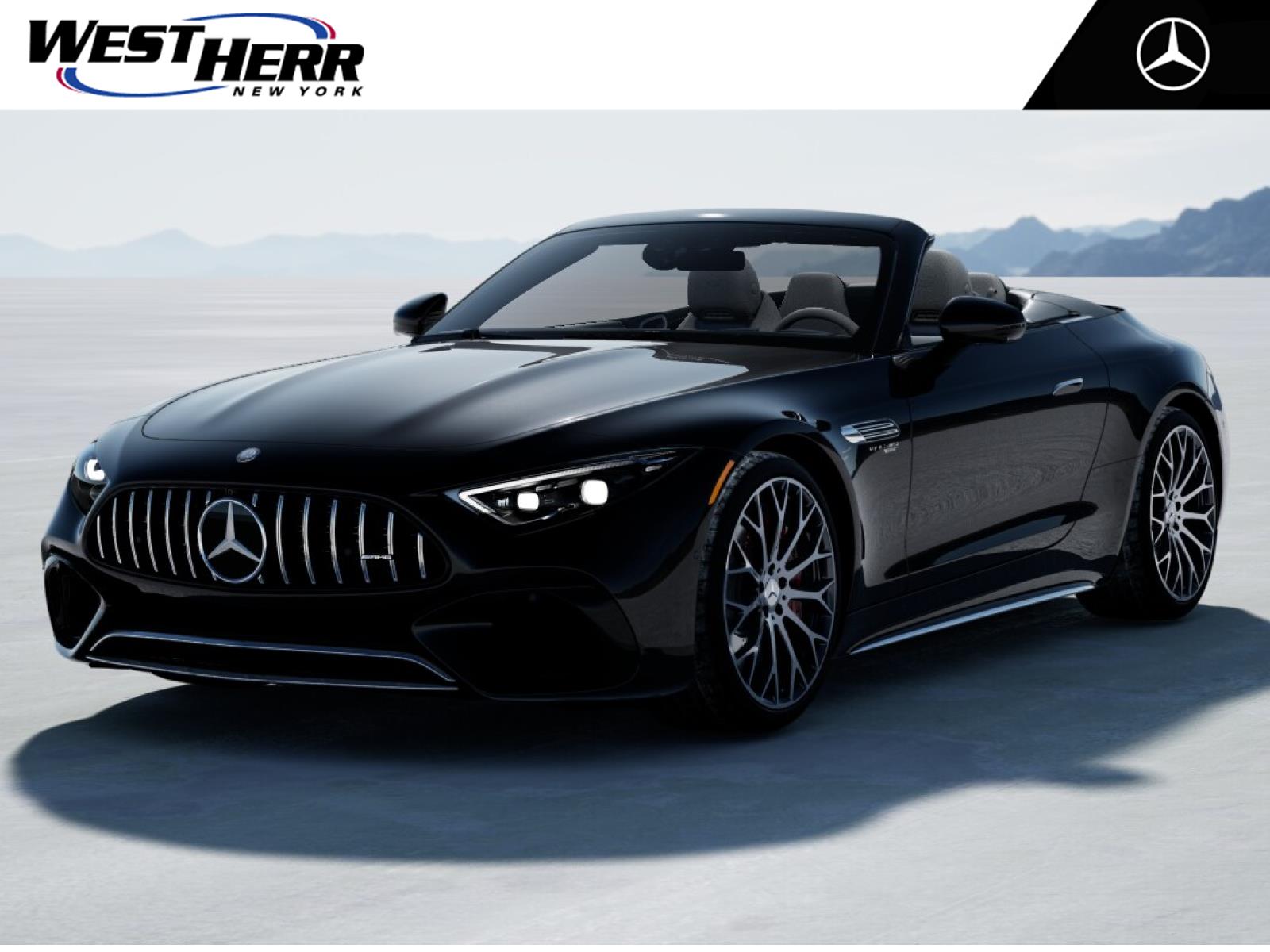 Black 2026 Mercedes-Benz SL-Class AMG SL 55 4MATIC Convertible All-Wheel Drive 9-Speed Automatic
