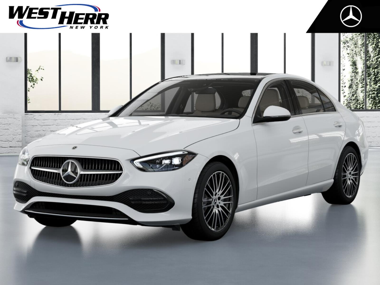 Polar White 2026 Mercedes-Benz C-Class Sedan All-Wheel Drive Automatic