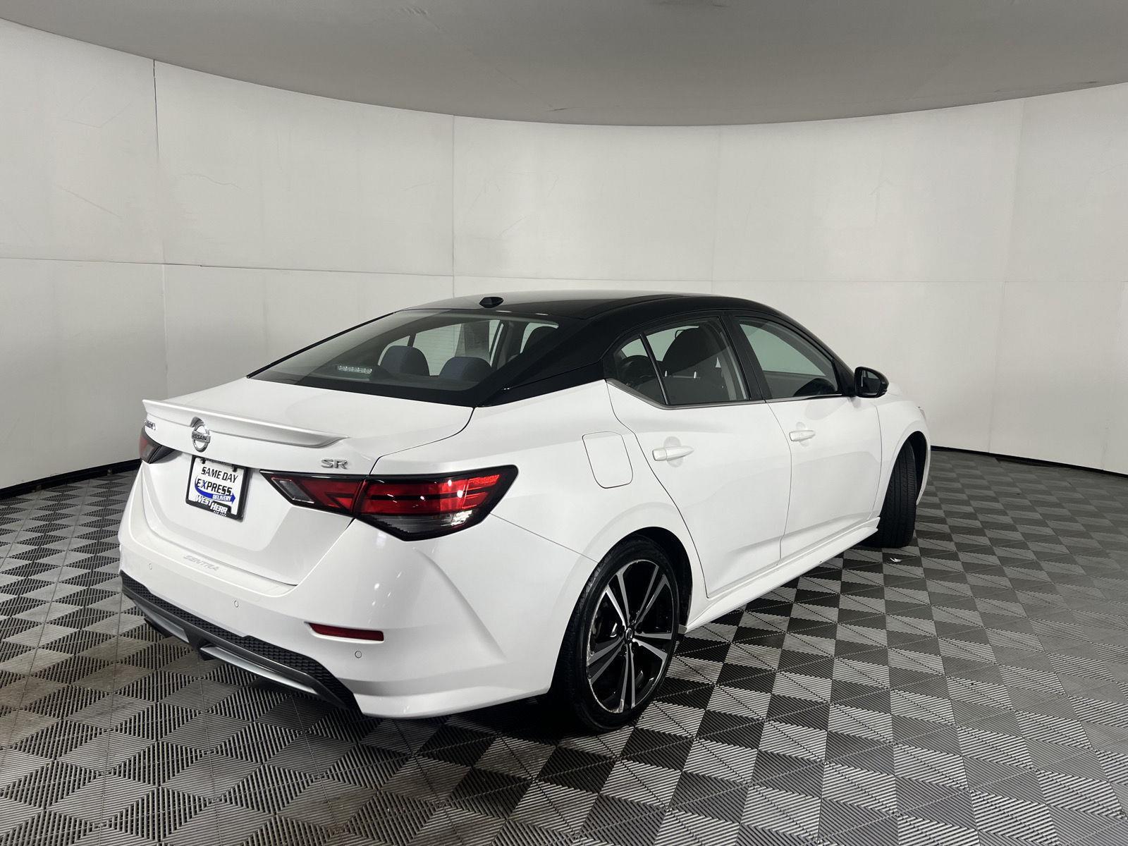 Used 2021 Aspen White/Super Black Nissan SR image 8