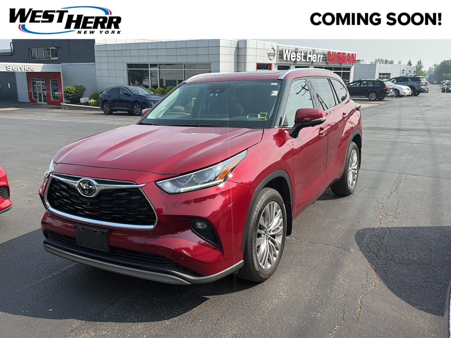 Red (Ruby Flare Pearl) 2024 Toyota Highlander SUV / Crossover All-Wheel Drive Automatic
