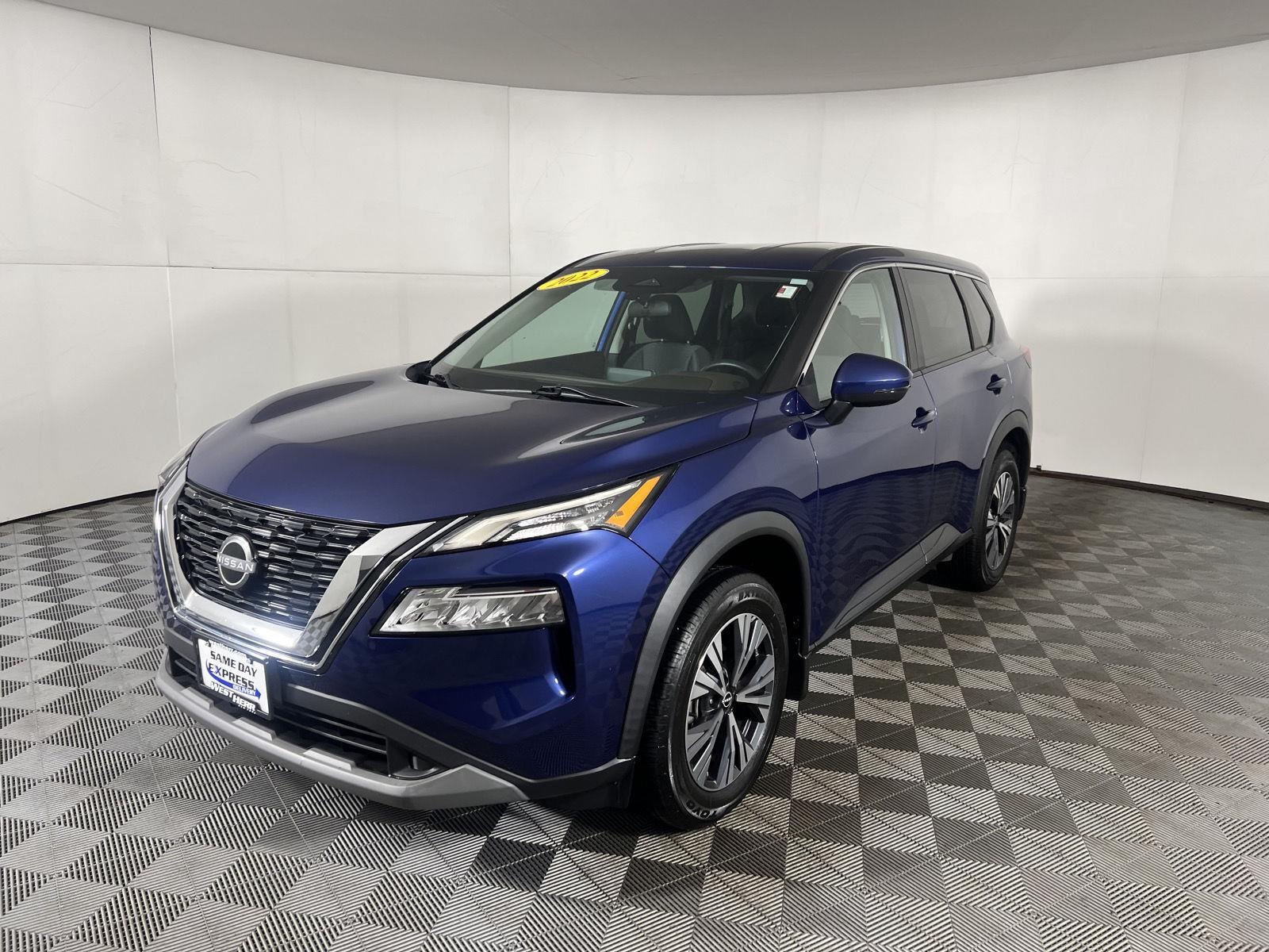 Used 2022 Caspian Blue Metallic Nissan SV image 24