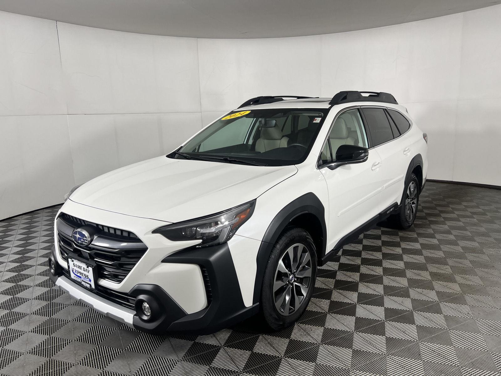 Used 2024 Crystal White Pearl Subaru Limited image 4