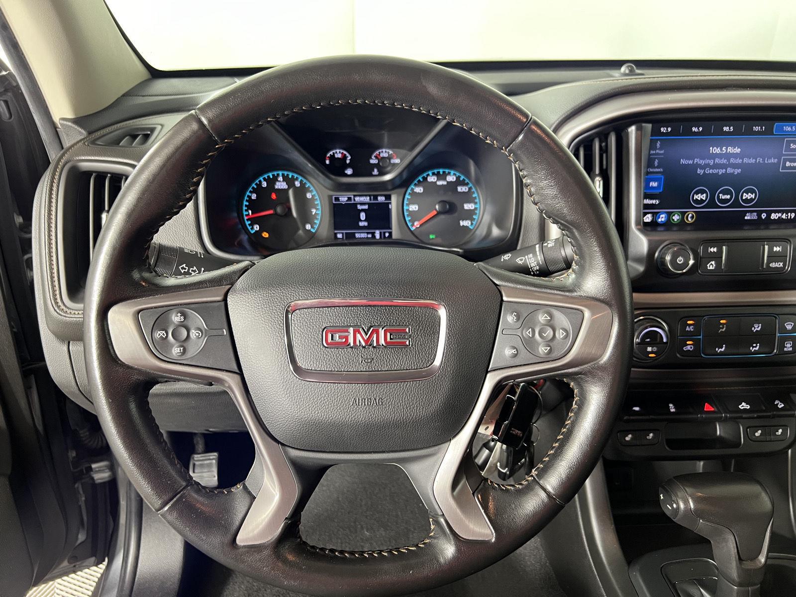 Used 2021 Satin Steel Metallic GMC 4WD AT4 w/Cloth image 16