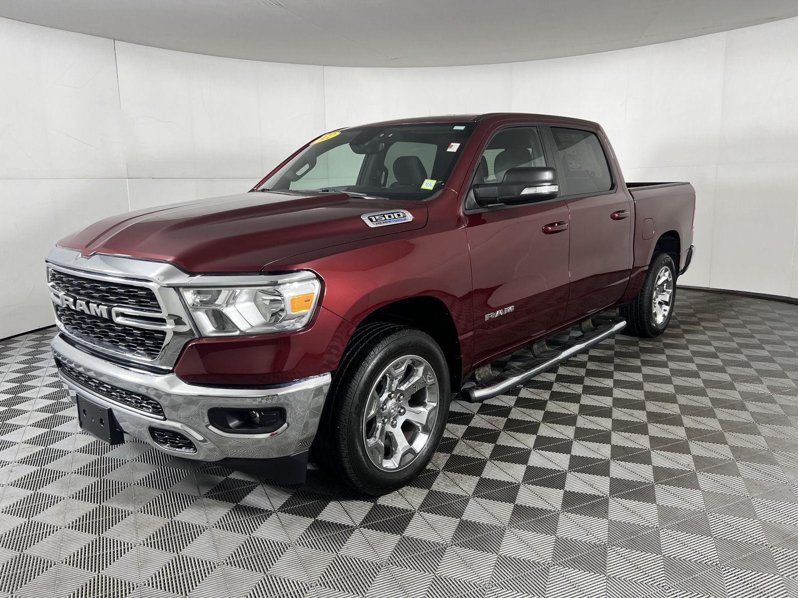 Used 2022 Delmonico Red Pearlcoat Ram Big Horn image 34