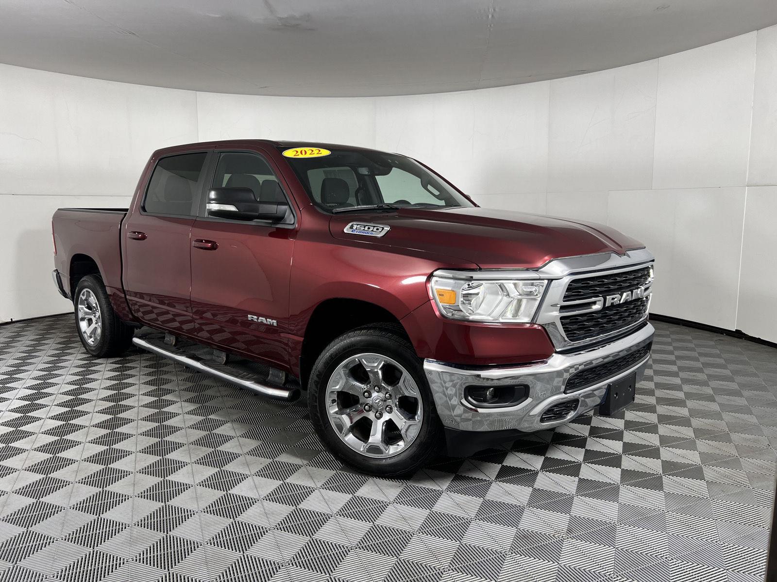 Used 2022 Delmonico Red Pearlcoat Ram Big Horn image 37