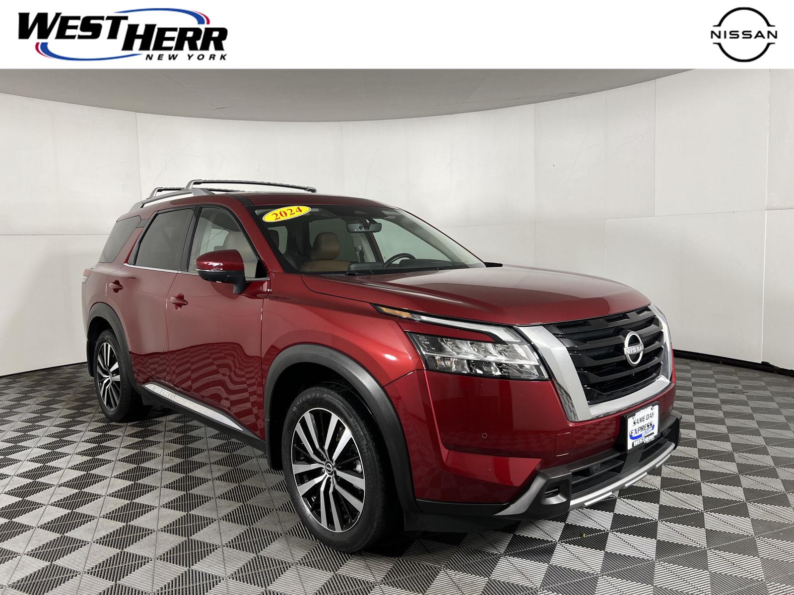 Red (Scarlet Ember) 2024 Nissan Pathfinder SUV / Crossover All-Wheel Drive Automatic