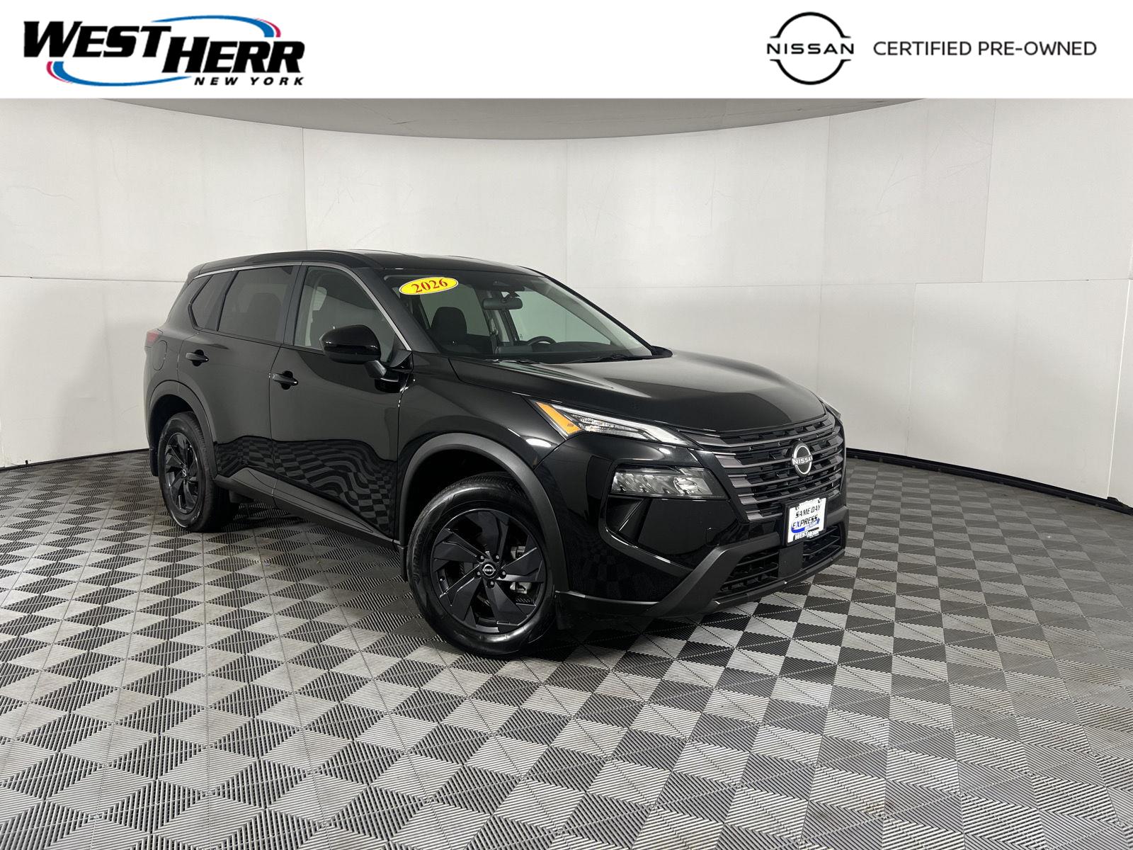 Super Black 2026 Nissan Rogue SUV / Crossover All-Wheel Drive Continuously Variable Transmission