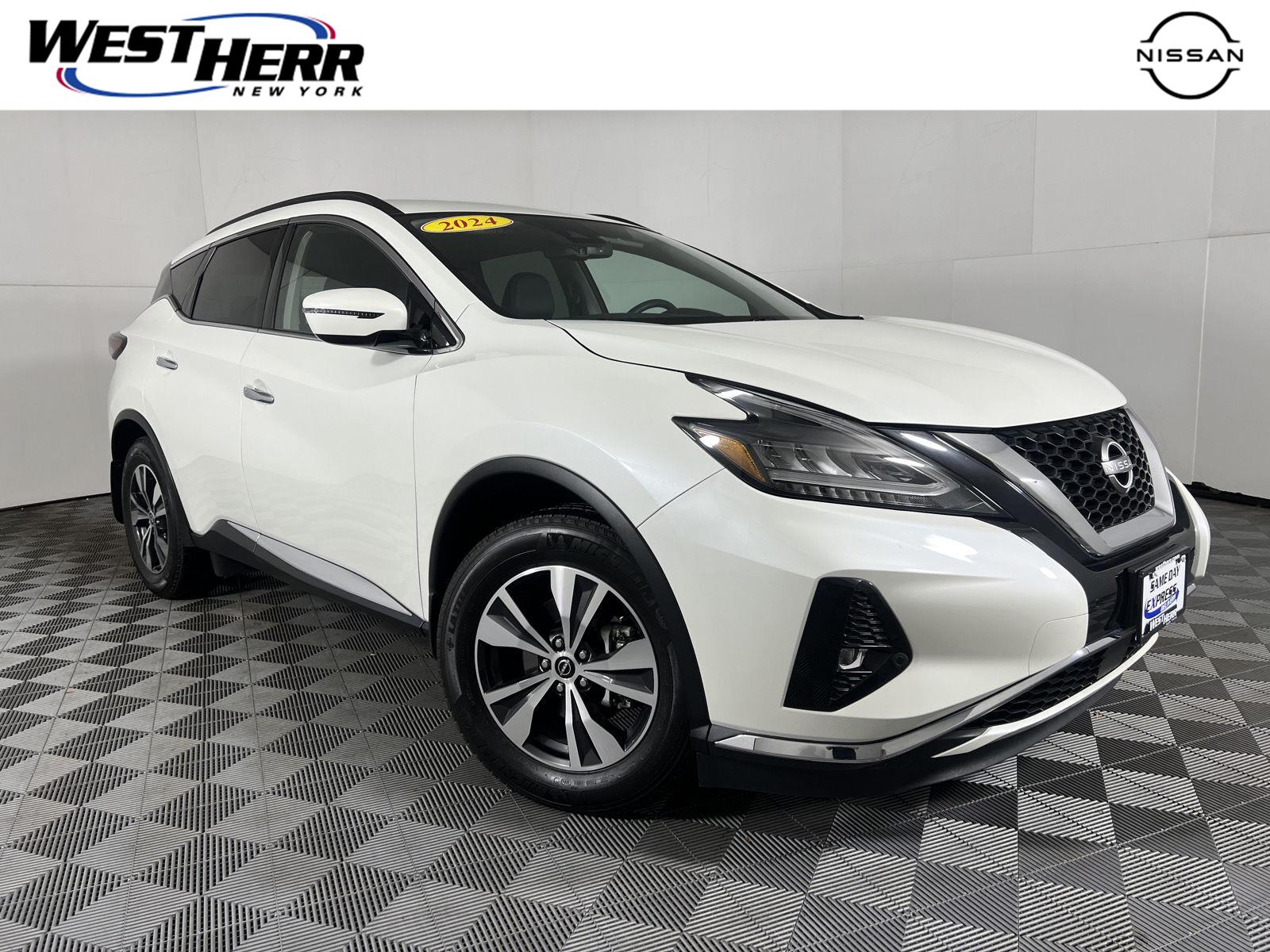 Pearl White Tricoat 2024 Nissan Murano SUV / Crossover All-Wheel Drive Continuously Variable Transmission
