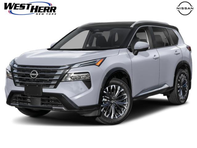 Boulder Gray Pearl/Super Black 2026 Nissan Rogue SUV / Crossover All-Wheel Drive Continuously Variable Transmission