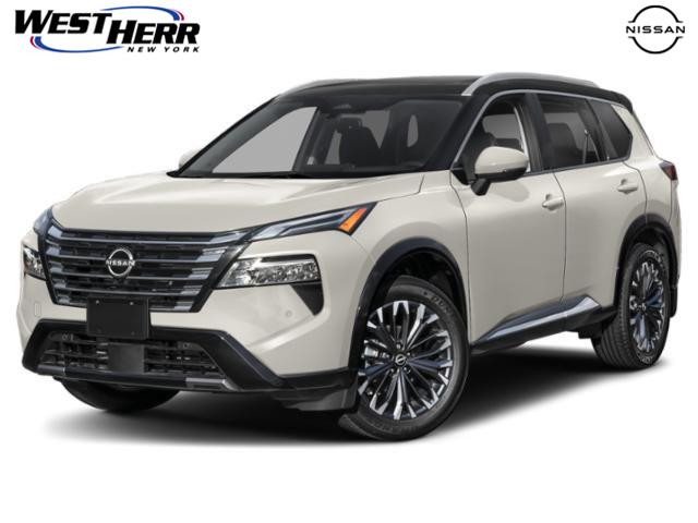 Champagne Silver Metallic/Super Black 2026 Nissan Rogue SUV / Crossover All-Wheel Drive Continuously Variable Transmission