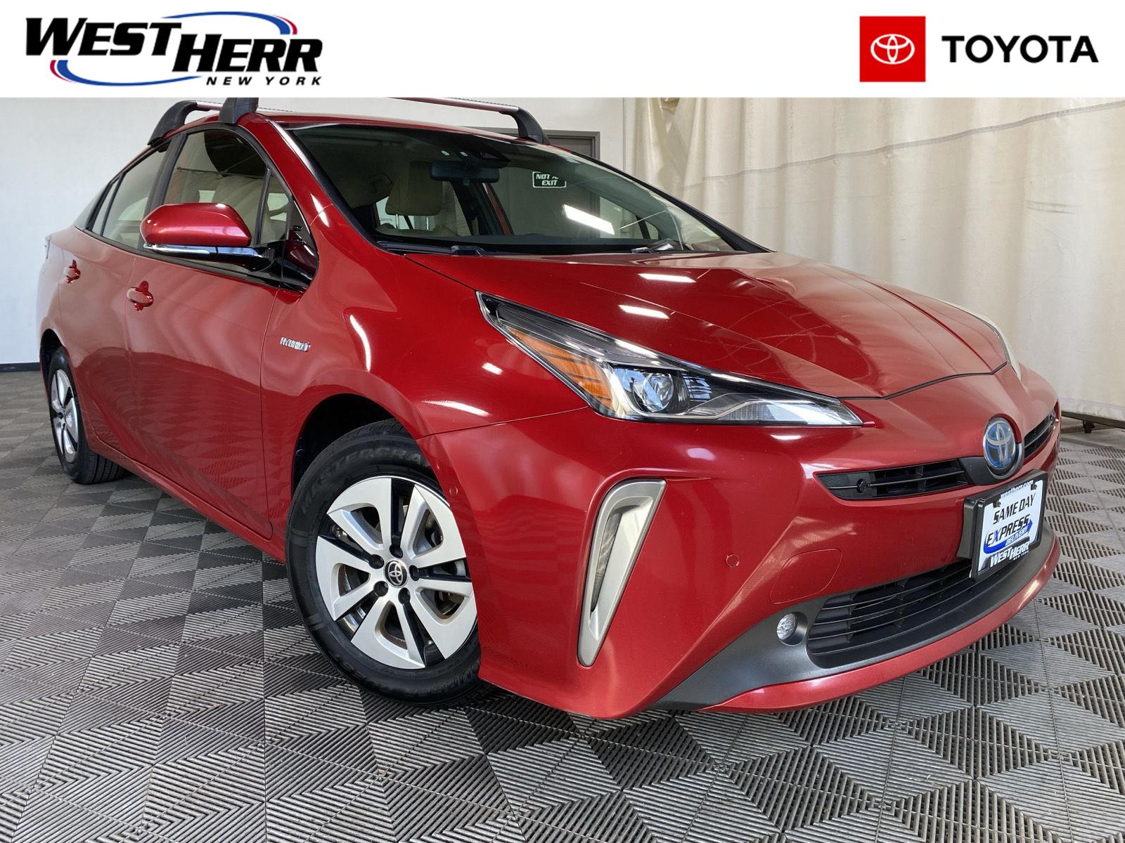 Red 2020 Toyota Prius LE AWD-e Hatchback All-Wheel Drive Continuously Variable Transmission