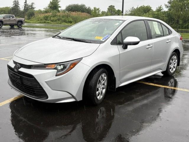 Certified Used 2023 Classic Silver Metallic Toyota LE image 3