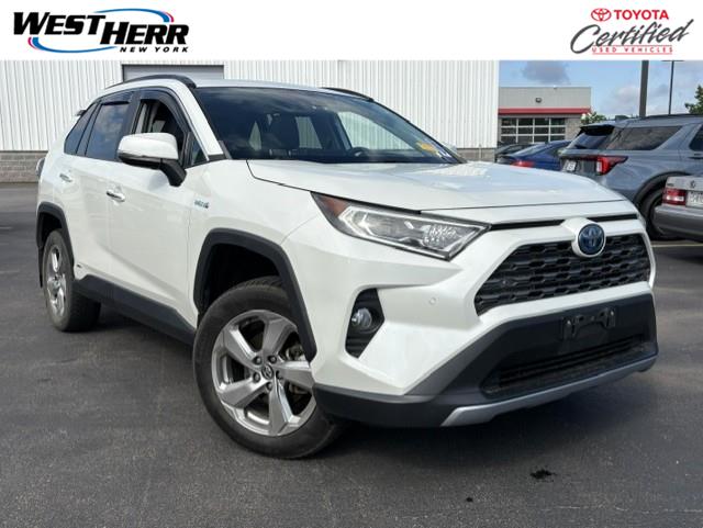 White (Blizzard Pearl) 2020 Toyota RAV4 Hybrid SUV / Crossover All-Wheel Drive Continuously Variable Transmission