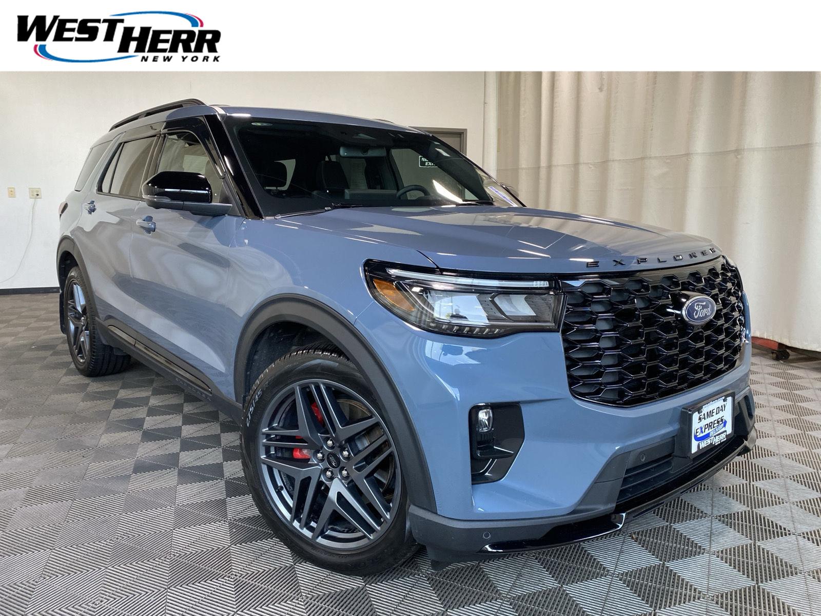 Vapor Blue 2025 Ford Explorer SUV / Crossover All-Wheel Drive Automatic