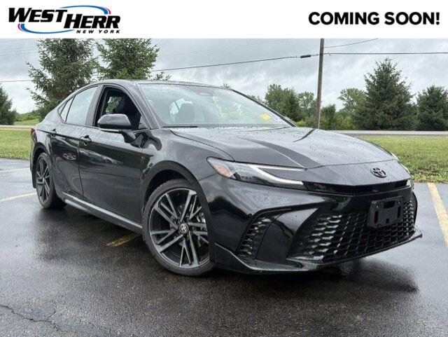 Midnight Black Metallic 2025 Toyota Camry Sedan Front-Wheel Drive Continuously Variable Transmission