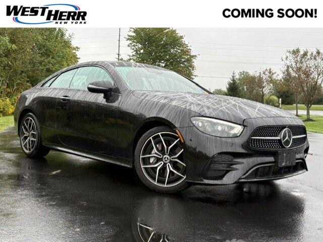 Black 2022 Mercedes-Benz E-Class Coupe All-Wheel Drive Automatic