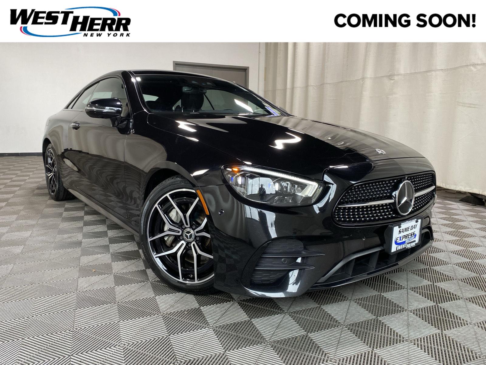 Black 2022 Mercedes-Benz E-Class Coupe All-Wheel Drive Automatic