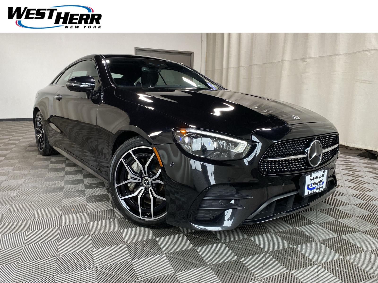 Black 2022 Mercedes-Benz E-Class Coupe All-Wheel Drive Automatic
