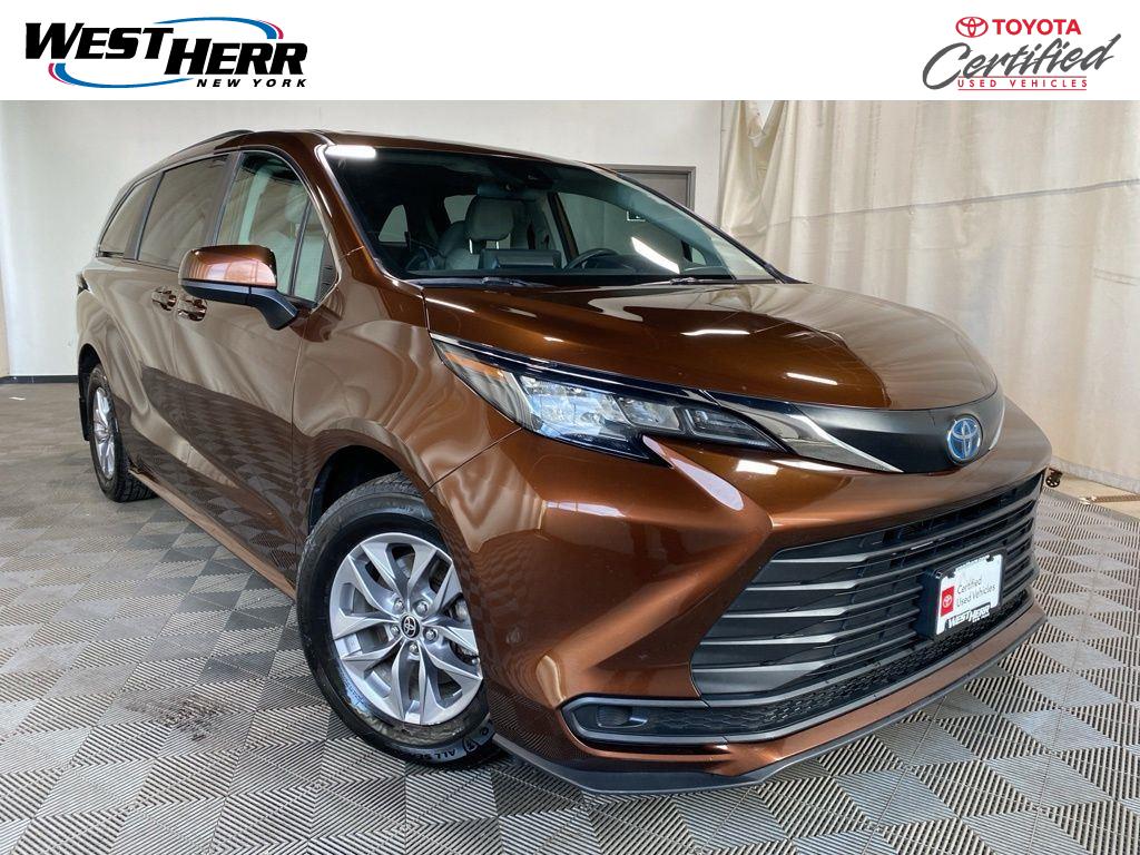 Sunset Bronze 2022 Toyota Sienna LE 8-Passenger FWD Minivan Front-Wheel Drive Continuously Variable Transmission