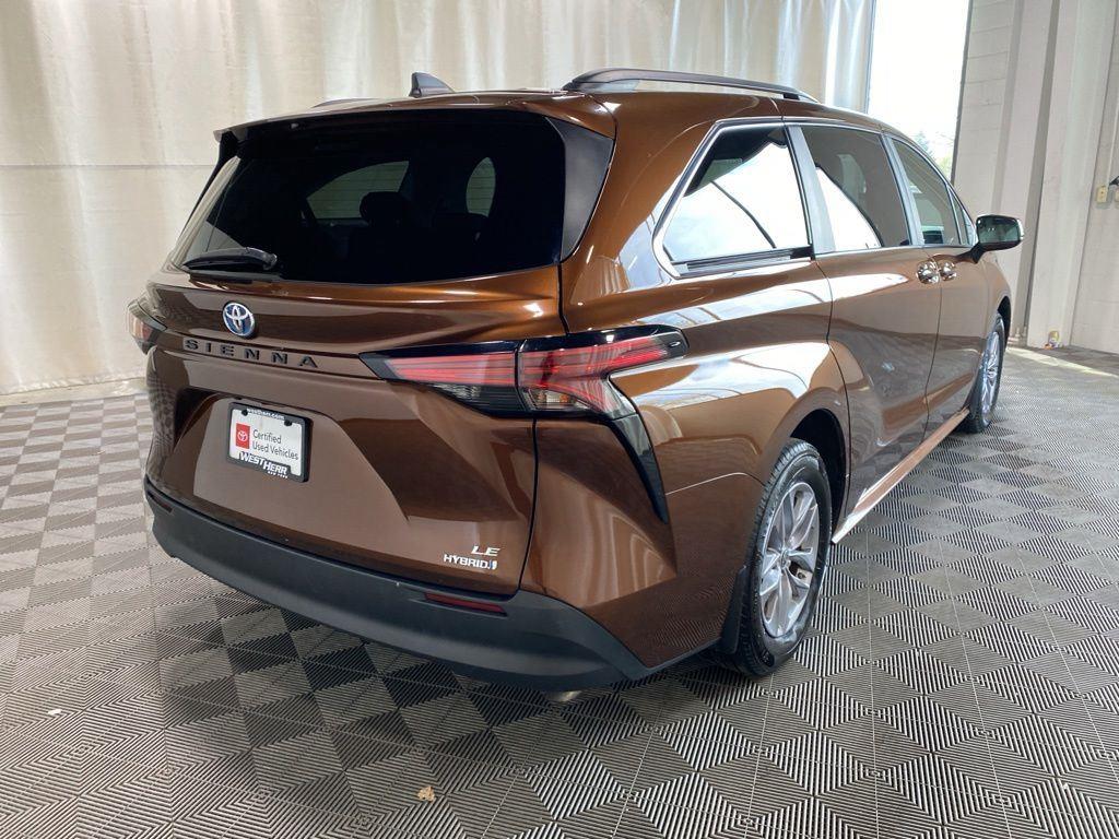 Certified Used 2022 Sunset Bronze Toyota LE image 6
