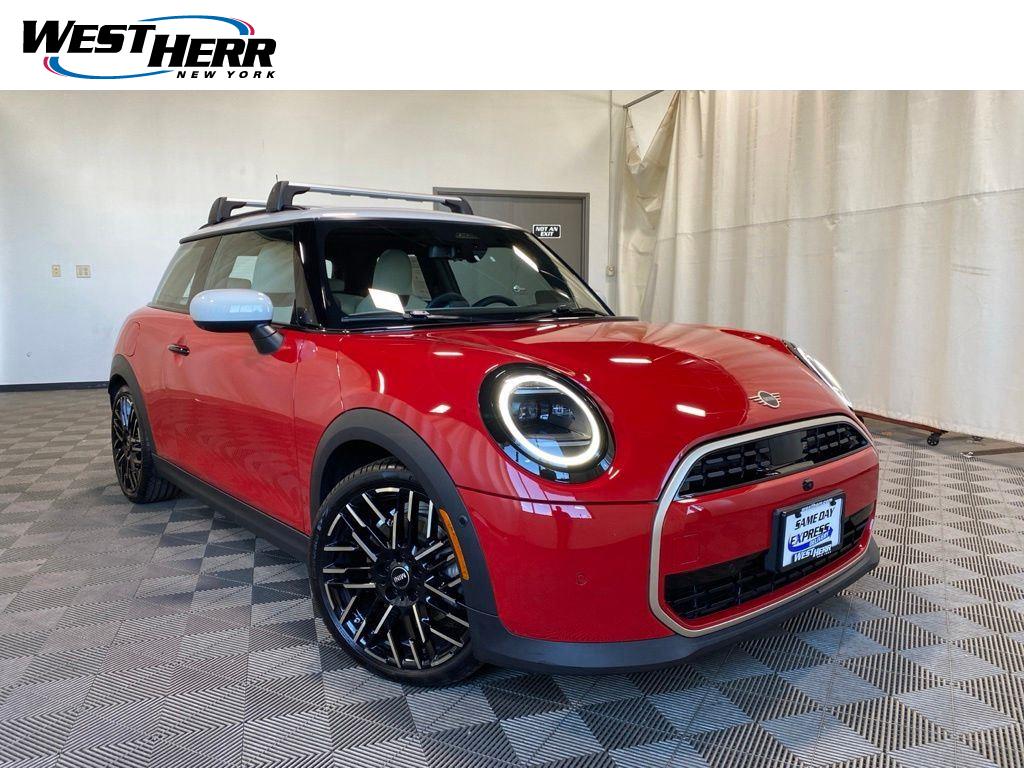 Chili Red 2025 MINI Cooper Hatchback Front-Wheel Drive 7-Speed Automatic