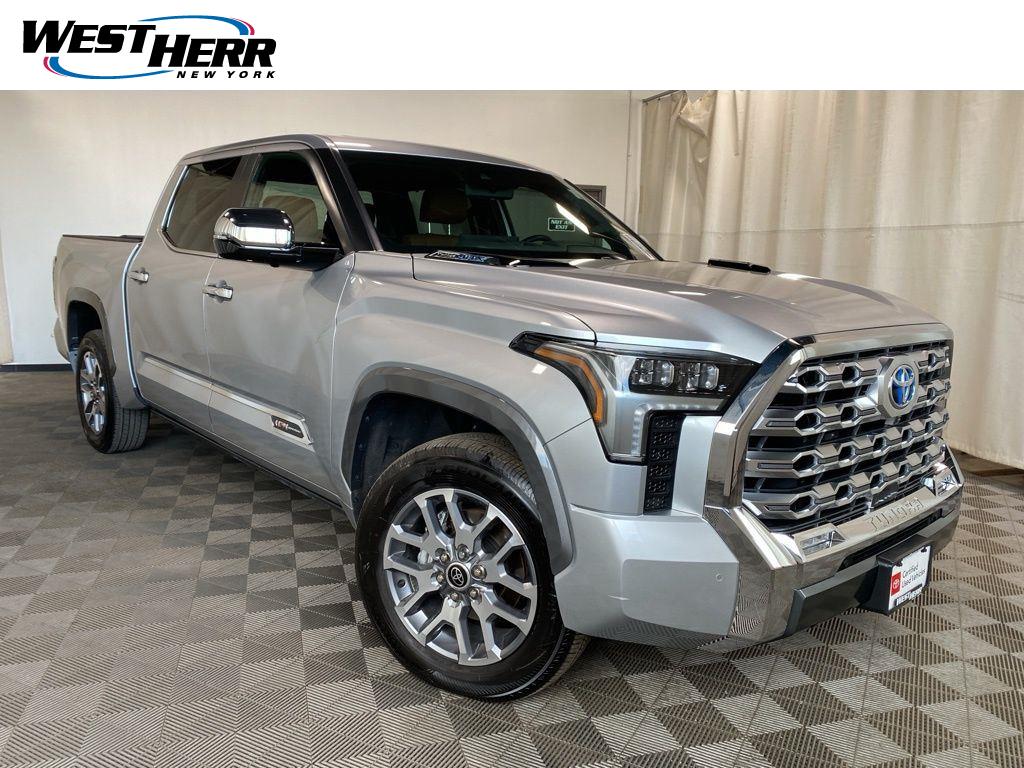Celestial Silver Metallic 2024 Toyota Tundra Hybrid Pickup Truck Four-Wheel Drive Automatic