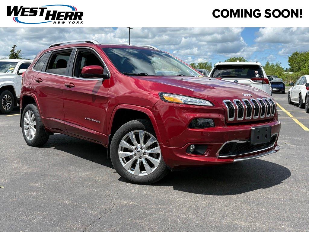 Deep Cherry Red Crystal Pearlc 2017 Jeep Cherokee SUV / Crossover Four-Wheel Drive 9-Speed Automatic