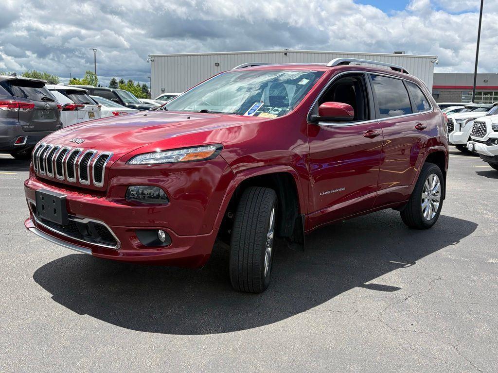Used 2017 Deep Cherry Red Crystal Pearlc Jeep Overland image 3