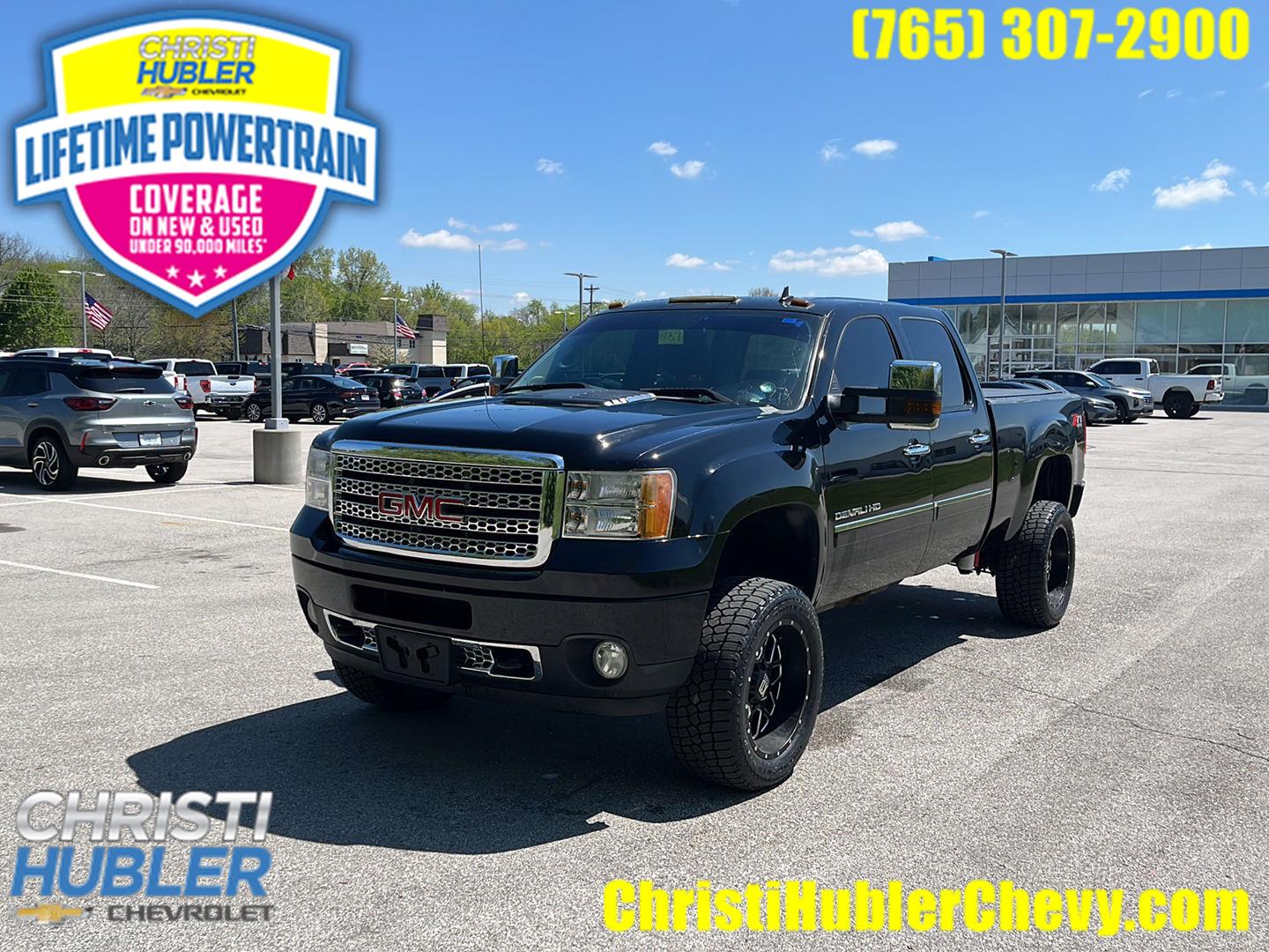 Onyx Black 2014 GMC Sierra 3500HD Denali Crew Cab SB 4WD Pickup Truck Four-Wheel Drive 6-Speed Automatic