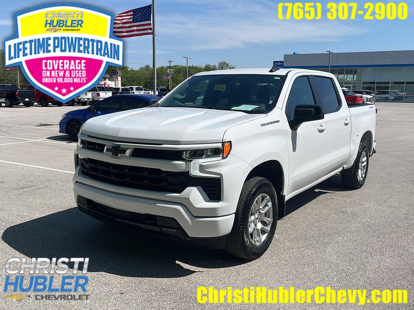 Summit White 2026 Chevrolet Silverado 1500 Pickup Truck Four-Wheel Drive Automatic