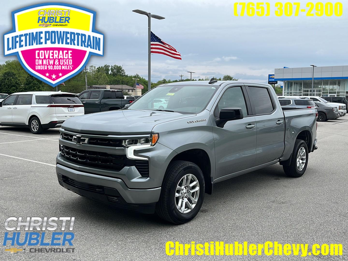 Sterling Gray Metallic 2026 Chevrolet Silverado 1500 Pickup Truck Four-Wheel Drive Automatic