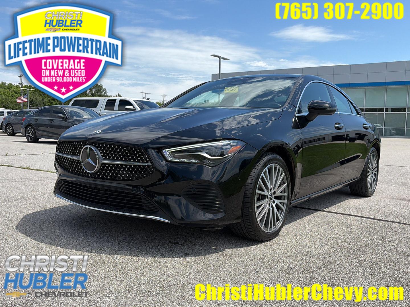 Night Black 2025 Mercedes-Benz CLA Coupe All-Wheel Drive Automatic