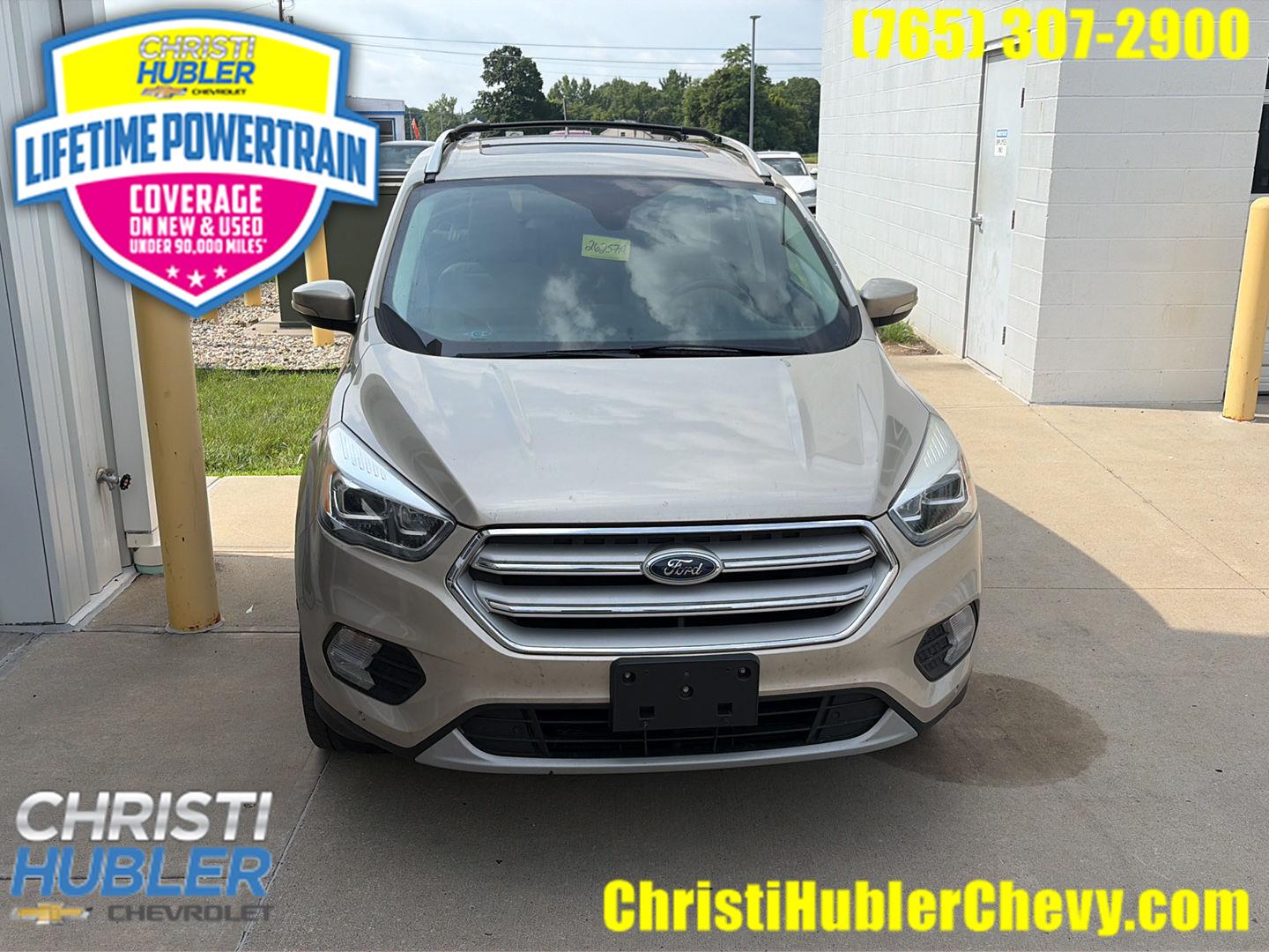 White Gold 2018 Ford Escape SUV / Crossover All-Wheel Drive 6-Speed Automatic