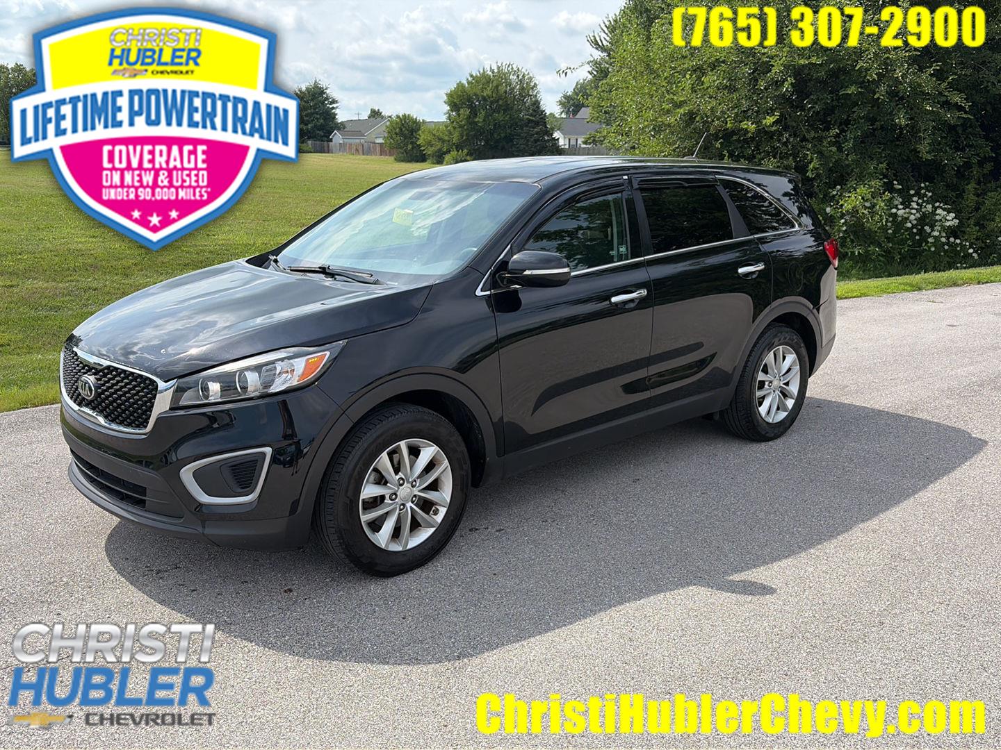 Ebony Black 2016 Kia Sorento SUV / Crossover Front-Wheel Drive 6-Speed Automatic