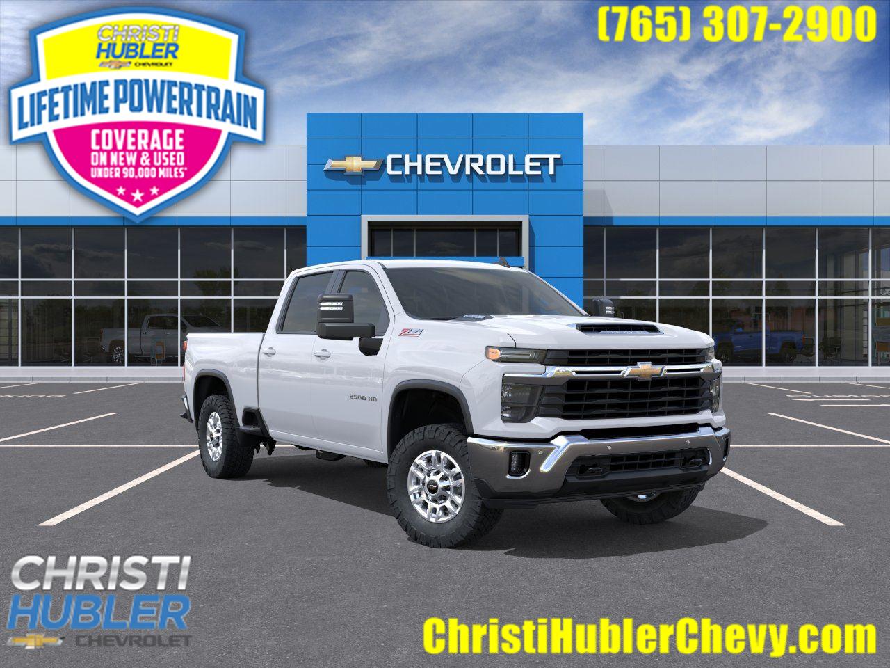 Summit White 2026 Chevrolet Silverado 2500HD Pickup Truck Four-Wheel Drive Automatic