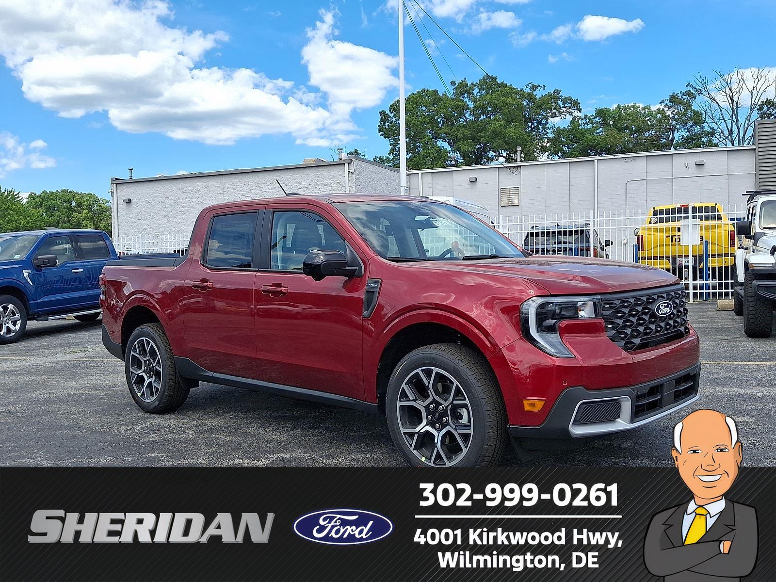 Ruby Red Metallic Tinted Clearcoat 2026 Ford Maverick Pickup Truck All-Wheel Drive Continuously Variable Transmission
