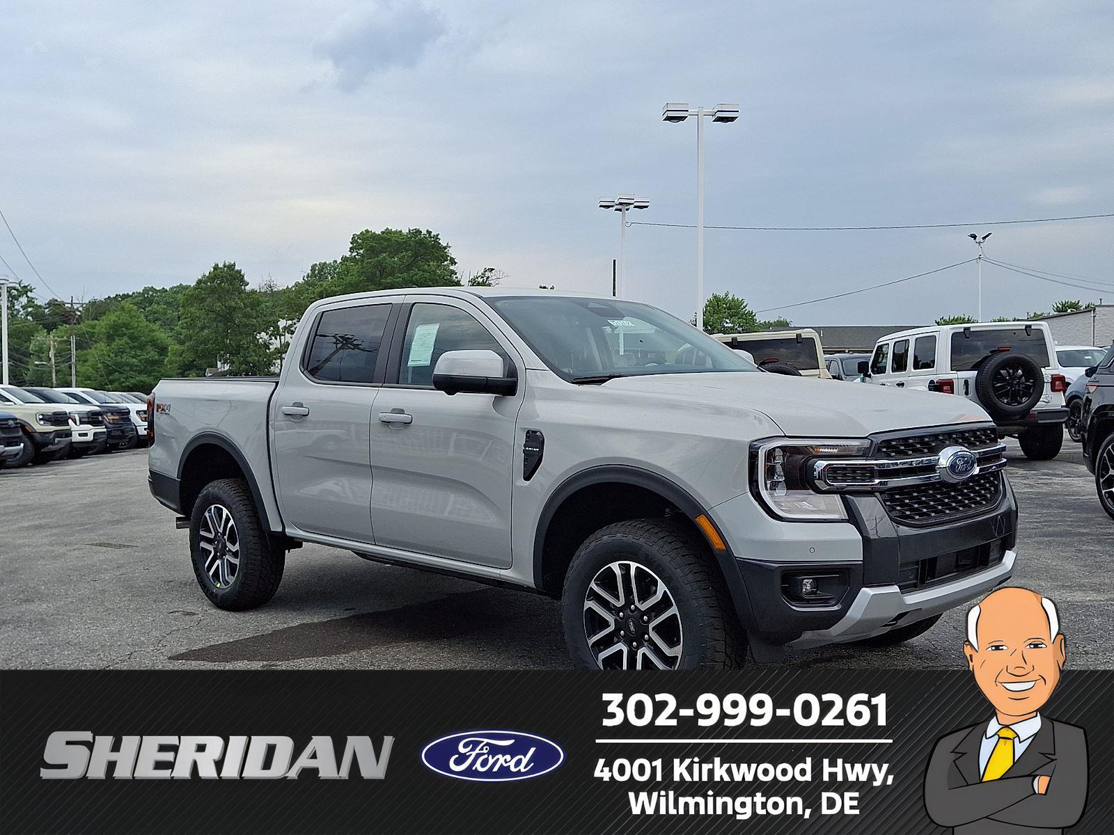 Avalanche Gray 2026 Ford Ranger Pickup Truck Four-Wheel Drive Automatic